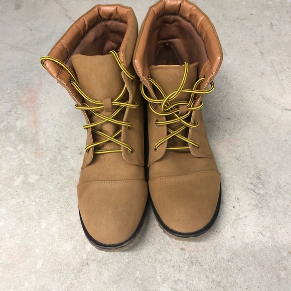 Madden Girl Shoes Madden Girl By Steve Madden Laceup Brown Boots